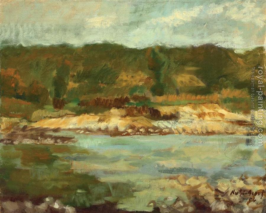 Nutzi Acontz : Landscape with river